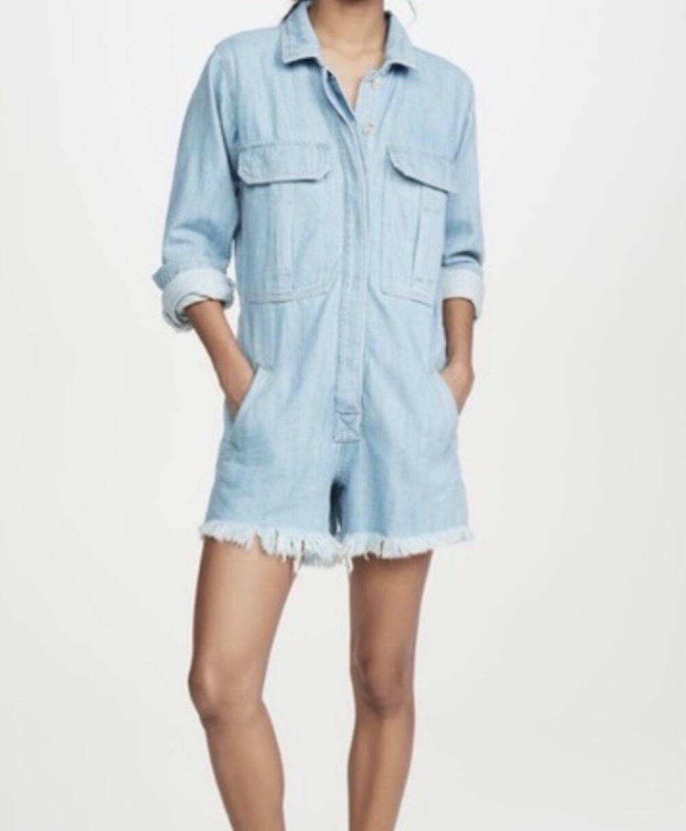 Free People Denim Romper Size Small